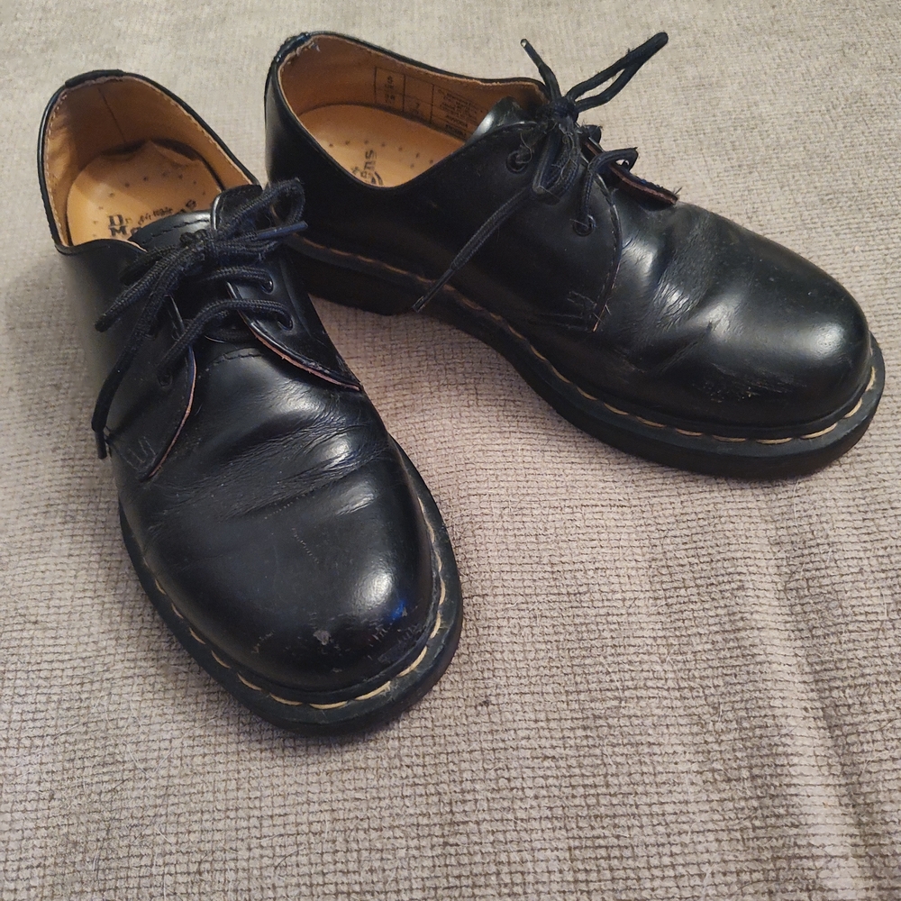 Dr. Martens Black Leather Oxfords